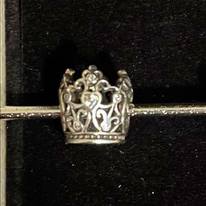 Authentic Disney Princess Pandora openwork crown charm ✨
